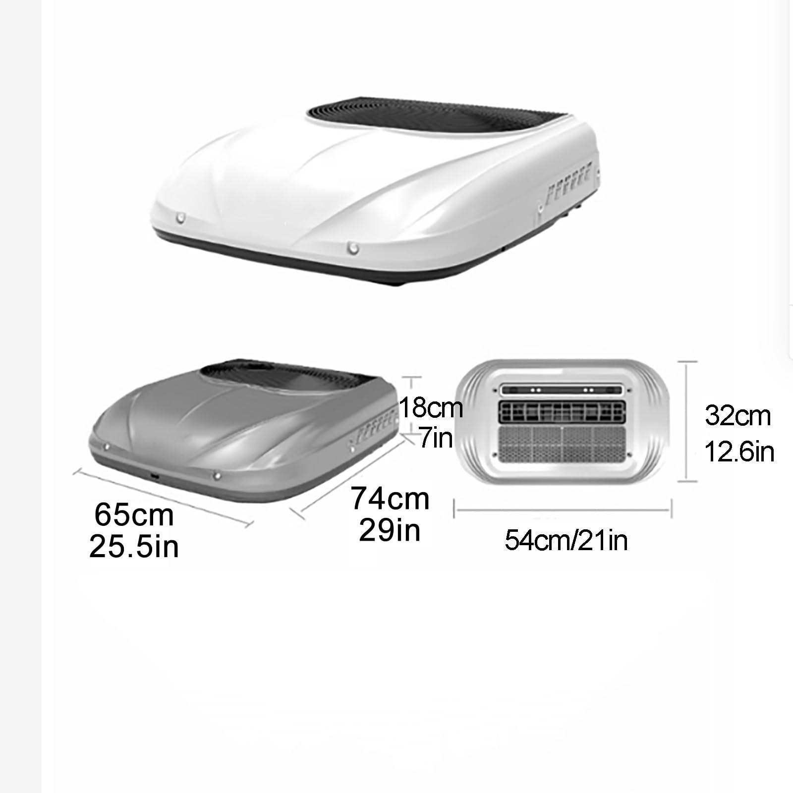Amazon.co.jp: Gtzly RV カーエアコン、超薄型 12V DC 電源ルーフ